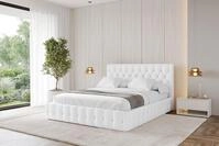 ALTDECOR Polsterbett LARO (Polsterbett mit Bettkasten und Lattenrost, Boxbett...