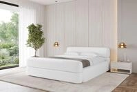 ALTDECOR Polsterbett ENORA-Z-v1 (Polsterbett mit Bettkasten und Lattenrost,...