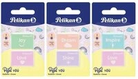 Pelikan Radiergummi Pelikan 606196 Radierer Kunststoff Gemischte Farben 2...