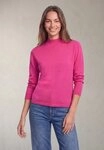 STREET ONE STUDIO Stehkragenpullover aus softem Materialmix