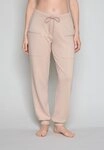 JOOP! Loungehose Alpine Mix & Match (Co & EL) gerader Schnitt mit unten schmaler