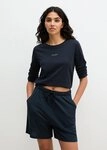 Marc O'Polo Pyjamaoberteil Mix N Match Cotton Top LS mit Rundhalsausschnitt und
