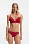 BOSS Bralette BLOSSOM Premium Spitzen-Bralette mit plissiertem Mesh