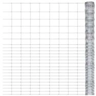 vidaXL Gartenzaun Gartenzaun Verzinkter Stahl 50x1,6 m Silbern, (1-St)