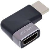 Inline HDMI Adapter, HDMI A Stecker / Buchse, 90&deg; rechts, 8K UHD HDMI-Adapter