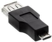 Inline InLine&reg; Micro-USB OTG Adapter, Micro-B Stecker an USB A Buchse...