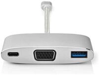 Nedis USB 3.1 Adapterkabel USB-C auf USB-C USB-A VGA 0,2 m Adapter Kabel...