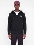 Jack & Jones Kapuzensweatjacke JJAERO SWEAT ZIP HOOD Materialmix, regular fit