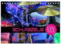 CALVENDO Wandkalender Schlagzeug on Tour (Tischkalender 2027 DIN A5 quer),...