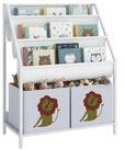 AIYAPLAY Kinderregal B&uuml;cherregal mit 2 offenen F&auml;cher 3 H&auml;ngeregale, Set...