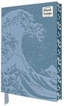 Exquisit Premium Notizbuch Blank DIN A5: Katsushika Hokusai, Die gro&szlig;e / Flame...