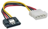 Inline SATA Stromadap.-Kab., 1x 5,25" BU/15pol SATA ST, Lasche, 0,30m...