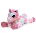 LuxusKollektion Kuscheltier Kuscheltier Pl&uuml;sch Einhorn Riesen Regenbogen Lila...