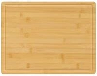 vidaXL Schneidebrett, Tranchierbrett 40x30x1,5 cm Bambus