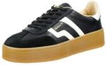 Sneaker GANT "Cuzmani", Damen, Gr. 42, schwarz, Leder, Veloursleder,...