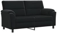 vidaXL Sofa 174 x 85 x 93 cm Sofa Schwarz 174x85x93 cm Samt, 1 Teile