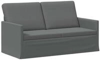 vidaXL Sofa 150 x 81 x 82 cm 2-Sitzer Sofa Dunkelgrau 150x81x82 cm Stoff, 1...