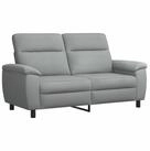 vidaXL Sofa 178 x 90 x 95 cm Sofa Hellgrau 178x90x95 cm Stoff, 1 Teile
