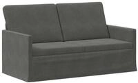 vidaXL Sofa 150 x 81 x 82 cm 2-Sitzer Sofa Dunkelgrau 150x81x82 cm Cordstoff, 1...