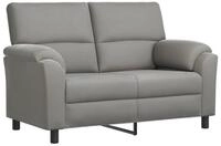 vidaXL Sofa 154 x 85 x 93 cm Sofa Hellgrau 154x85x93 cm Samt, 1 Teile