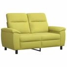 vidaXL Sofa 158 x 90 x 95 cm Sofa Hellgr&uuml;n 158x90x95 cm Stoff, 1 Teile