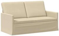 vidaXL Sofa 150 x 81 x 82 cm 2-Sitzer Sofa Creme 150x81x82 cm Stoff, 1 Teile