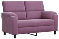 vidaXL Sofa 154 x 85 x 93 cm Sofa Lila 154x85x93 cm Samt, 1 Teile