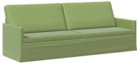 vidaXL Sofa 220 x 81 x 82 cm 3-Sitzer Sofa Hellgr&uuml;n 220x81x82 cm Samt V, 1...