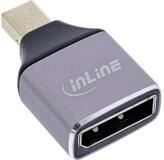 Inline DisplayPort 1.4 Adapter, DisplayPort Buchse / Mini Displayport Stecker