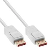 Inline DisplayPort 1.4 Kabel, 8K, wei&szlig;, vergoldete Kontakte, 1m Audio- &...