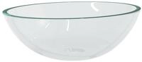 vidaXL Waschbecken Waschbecken Glas 50x37x14 cm Transparent