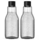 SodaStream Wasserkaraffe Crystal Glaskaraffe DWS 1L, 2er-Pack, (Set, 2-tlg),...