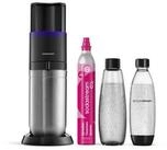 SodaStream Wassersprudler E-DUO Wassersprudler titan, Standard Pack, (Set,...
