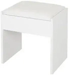 ML-DESIGN Schminktisch Moderner Polsterhocker im edlen Design hoher Sitzkomfort,