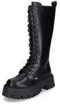 Buffalo Buffalo Damen Stiefel Aspen Lace Up Hi schwarz Stiefel schwarz 37 EU