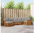 vidaXL Gartenlounge-Set vidaXL Outdoor-Sofagarnitur 7 stk. Nat&uuml;rlich und...