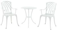 casa.pro Balkonset, (Set, 3-tlg., 1 Tisch, 2 St&uuml;hle), &raquo;Vena&laquo; Bistroset aus