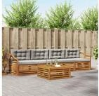 vidaXL Gartenlounge-Set vidaXL Outdoor-Sofagarnitur 5 stk. Nat&uuml;rlich und...