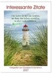 CALVENDO Wandkalender Interessante Zitate (Wandkalender 2027 DIN A3 hoch),...