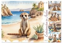 CALVENDO Wandkalender Erdm&auml;nnchen in Italien (Tischkalender 2027 DIN A5 quer),
