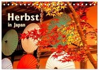 CALVENDO Wandkalender Herbst in Japan (Tischkalender 2027 DIN A5 quer), CALVENDO