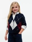 Tommy Hilfiger Strickjacke mit Wolle, Regular Fit, Kinder bis 16 Jahre