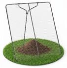 relaxdays Gartensieb Durchwurfsieb 100 x 80 cm, Stahl, (1-St), anthrazit., 20 x...