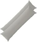 vidaXL Kissenbezug Kissenbezug 2 pcs HEERLEN Grau 40 x 145 cm Polyester, (2...