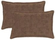vidaXL Kissenbezug Kissenbezug 2 stk. HOUTEN Hellbraun 50 x 70 cm, (2 St&uuml;ck)