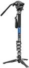 Leofoto Leofoto Carbon-Einbeinstativ MF-324C + Schwenk-Neigefu&szlig; VD-04 +...
