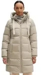 Marc O'Polo Daunenmantel mit 2-Way-Zipper und Label-Band an der Kapuze beige S...
