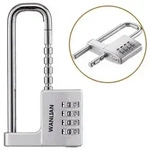 LuxusKollektion Vorh&auml;ngeschloss Vorh&auml;ngeschloss 4-stellig Silber Outdoor