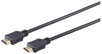 S-Conn High Speed HDMI Kabel, FHD, Eco 15+1, schwarz 7,5m HDMI-Kabel