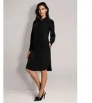 MADELEINE Midikleid Hemdblusenkleid in Tunikaform Verdeckte Knopfleiste,